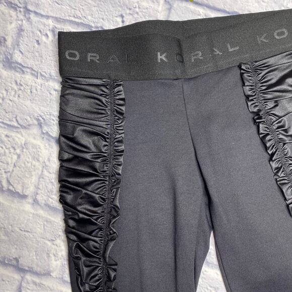 Koral Ruched Leggings in Black - Picture 3 of 6